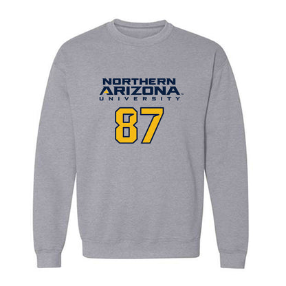 Northern Arizona - NCAA Football : Joseph Ramirez - Kiss My Axe V2 Classic Shersey Crewneck Sweatshirt-0