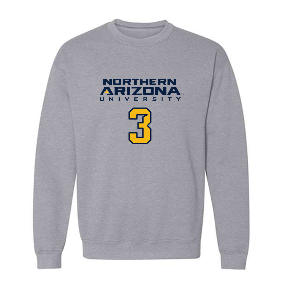 Northern Arizona - NCAA Women's Soccer : Morgan Caslin - Kiss My Axe V2 Classic Shersey Crewneck Sweatshirt-0