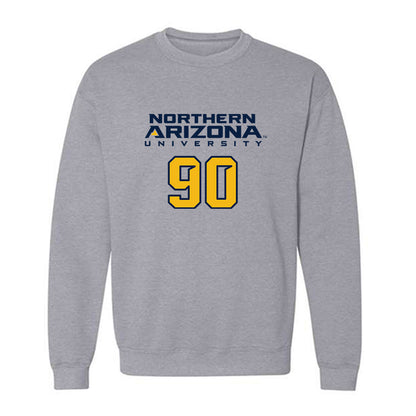 Northern Arizona - NCAA Football : Victory Vaka - Kiss My Axe V2 Classic Shersey Crewneck Sweatshirt-0