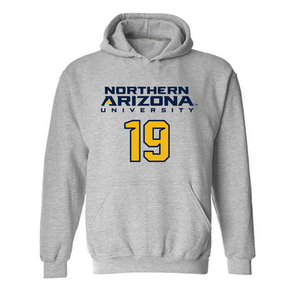 Northern Arizona - NCAA Football : Cam Babineaux - Kiss My Axe V2 Classic Shersey Hooded Sweatshirt-0