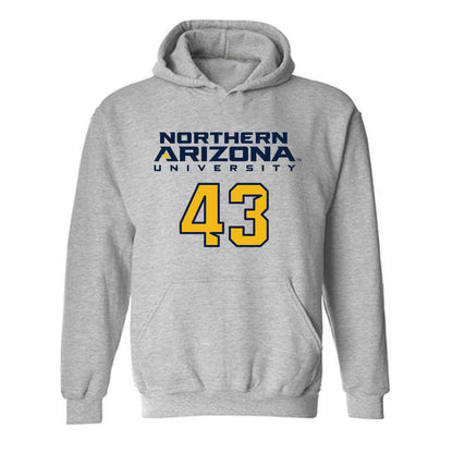 Northern Arizona - NCAA Football : Ramere Davis - Kiss My Axe V2 Classic Shersey Hooded Sweatshirt-0