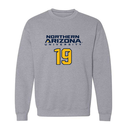 Northern Arizona - NCAA Women's Volleyball : Sophia Wadsworth - Kiss My Axe V2 Classic Shersey Crewneck Sweatshirt-0