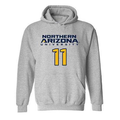 Northern Arizona - NCAA Women's Soccer : micala boex - Kiss My Axe V2 Classic Shersey Hooded Sweatshirt-0