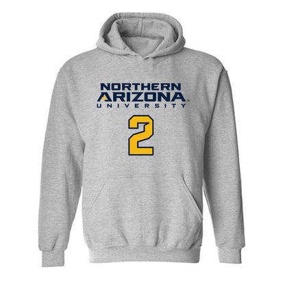 Northern Arizona - NCAA Women's Swimming & Diving : Cydnie Perkins - Kiss My Axe V2 Classic Shersey Hooded Sweatshirt-0