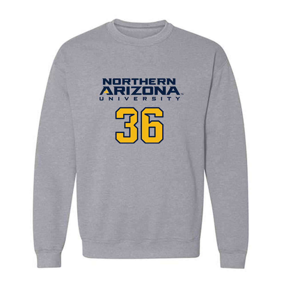 Northern Arizona - NCAA Women's Soccer : Mads Loucks - Kiss My Axe V2 Classic Shersey Crewneck Sweatshirt-0