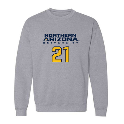 Northern Arizona - NCAA Football : Mikale Greer - Kiss My Axe V2 Classic Shersey Crewneck Sweatshirt-0