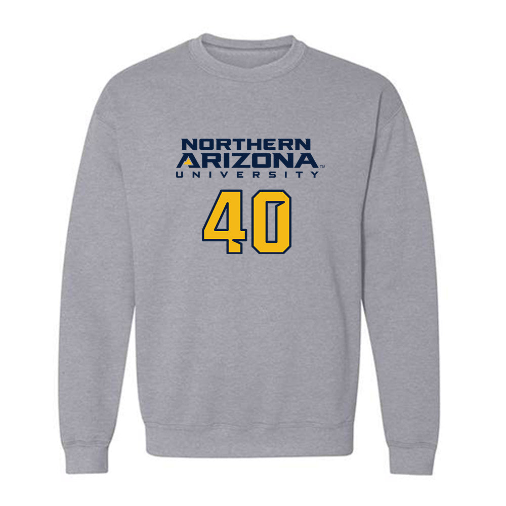 Northern Arizona - NCAA Football : Cory Hall - Kiss My Axe V2 Classic Shersey Crewneck Sweatshirt-0