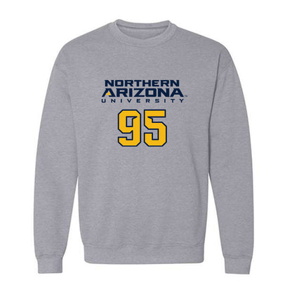Northern Arizona - NCAA Football : Richard Kwete - Kiss My Axe V2 Classic Shersey Crewneck Sweatshirt-0
