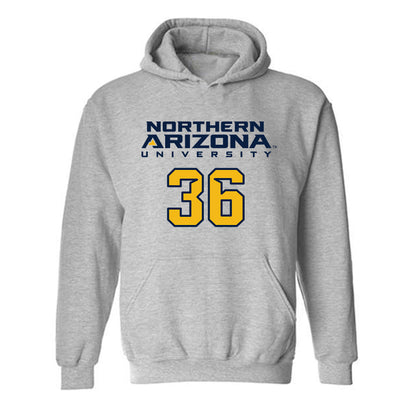 Northern Arizona - NCAA Women's Soccer : Mads Loucks - Kiss My Axe V2 Classic Shersey Hooded Sweatshirt-0