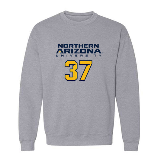 Northern Arizona - NCAA Football : Cooper LeDuc - Kiss My Axe V2 Classic Shersey Crewneck Sweatshirt-0