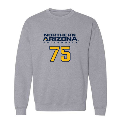 Northern Arizona - NCAA Football : Corey Johnson - Kiss My Axe V2 Classic Shersey Crewneck Sweatshirt-0