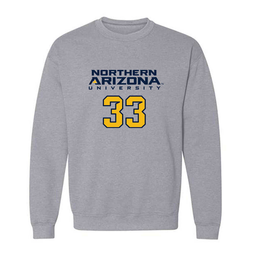 Northern Arizona - NCAA Women's Soccer : Kayla Shebar - Kiss My Axe V2 Classic Shersey Crewneck Sweatshirt-0