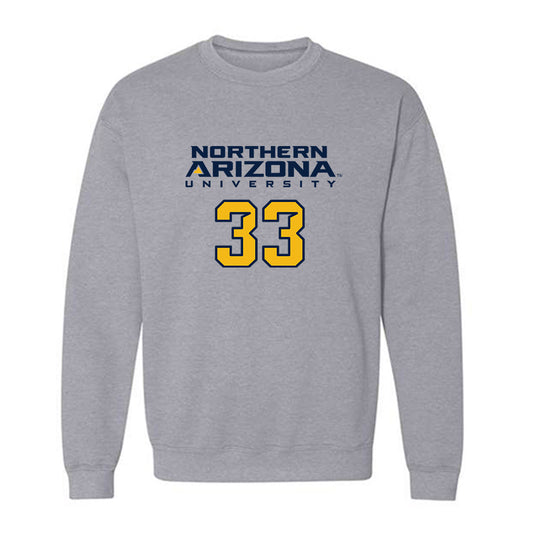 Northern Arizona - NCAA Women's Soccer : Kayla Shebar - Kiss My Axe V2 Classic Shersey Crewneck Sweatshirt-0
