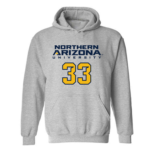 Northern Arizona - NCAA Women's Soccer : Kayla Shebar - Kiss My Axe V2 Classic Shersey Hooded Sweatshirt-0