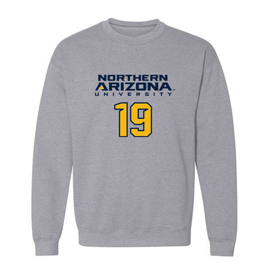 Northern Arizona - NCAA Football : Cam Babineaux - Kiss My Axe V2 Classic Shersey Crewneck Sweatshirt-0