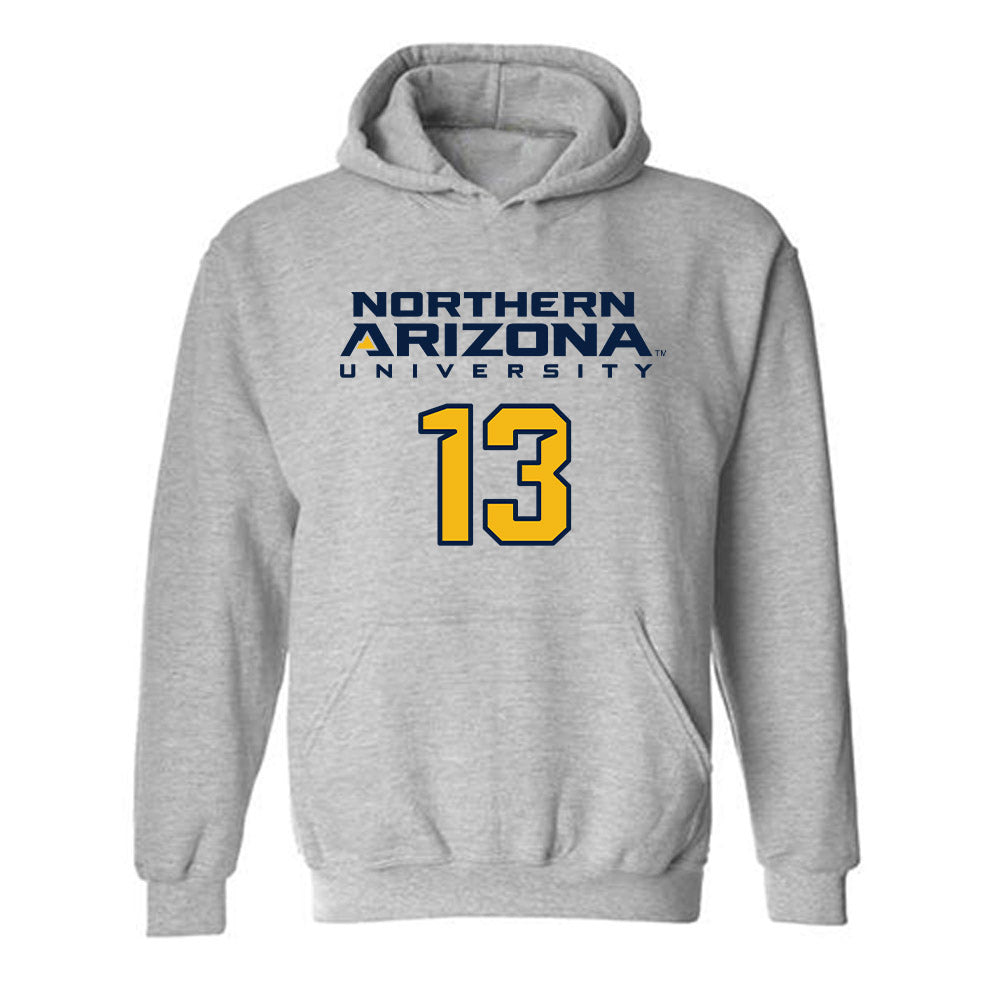 Northern Arizona - NCAA Football : Xander Werner - Kiss My Axe V2 Classic Shersey Hooded Sweatshirt-0