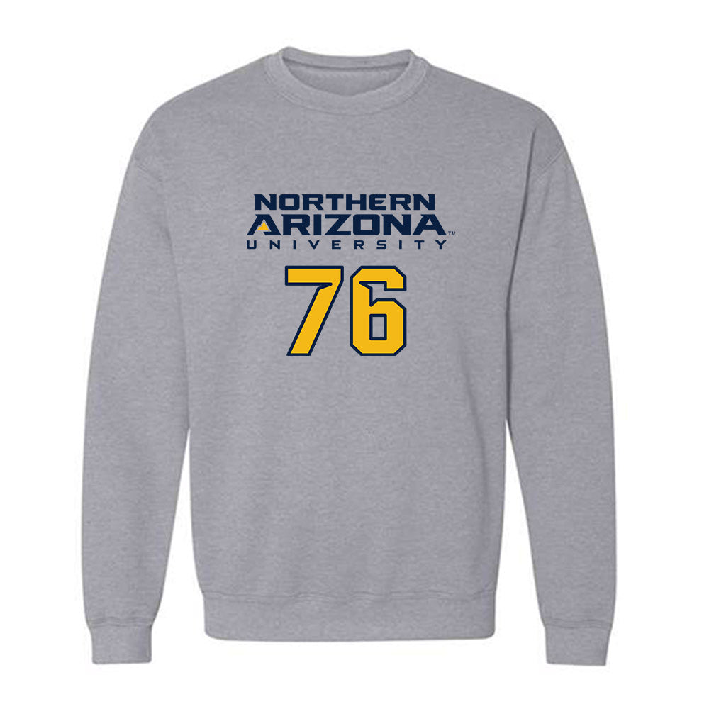 Northern Arizona - NCAA Football : Seth Smith - Kiss My Axe V2 Classic Shersey Crewneck Sweatshirt-0