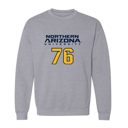 Northern Arizona - NCAA Football : Seth Smith - Kiss My Axe V2 Classic Shersey Crewneck Sweatshirt-0