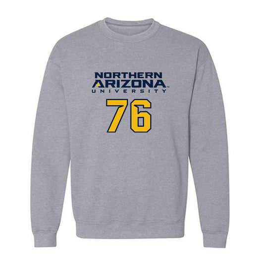 Northern Arizona - NCAA Football : Seth Smith - Kiss My Axe V2 Classic Shersey Crewneck Sweatshirt-0