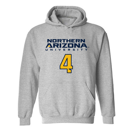 Northern Arizona - NCAA Women's Soccer : Zoe Ballard - Kiss My Axe V2 Classic Shersey Hooded Sweatshirt-0