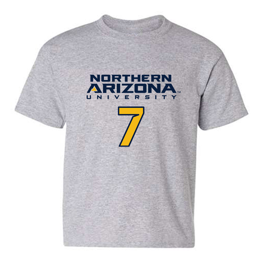 Northern Arizona - NCAA Football : Alex McLaughlin - Kiss My Axe V2 Classic Shersey Youth T-Shirt-0