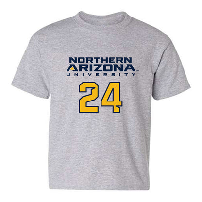 Northern Arizona - NCAA Football : Shahid Wilson - Kiss My Axe V2 Classic Shersey Youth T-Shirt-0