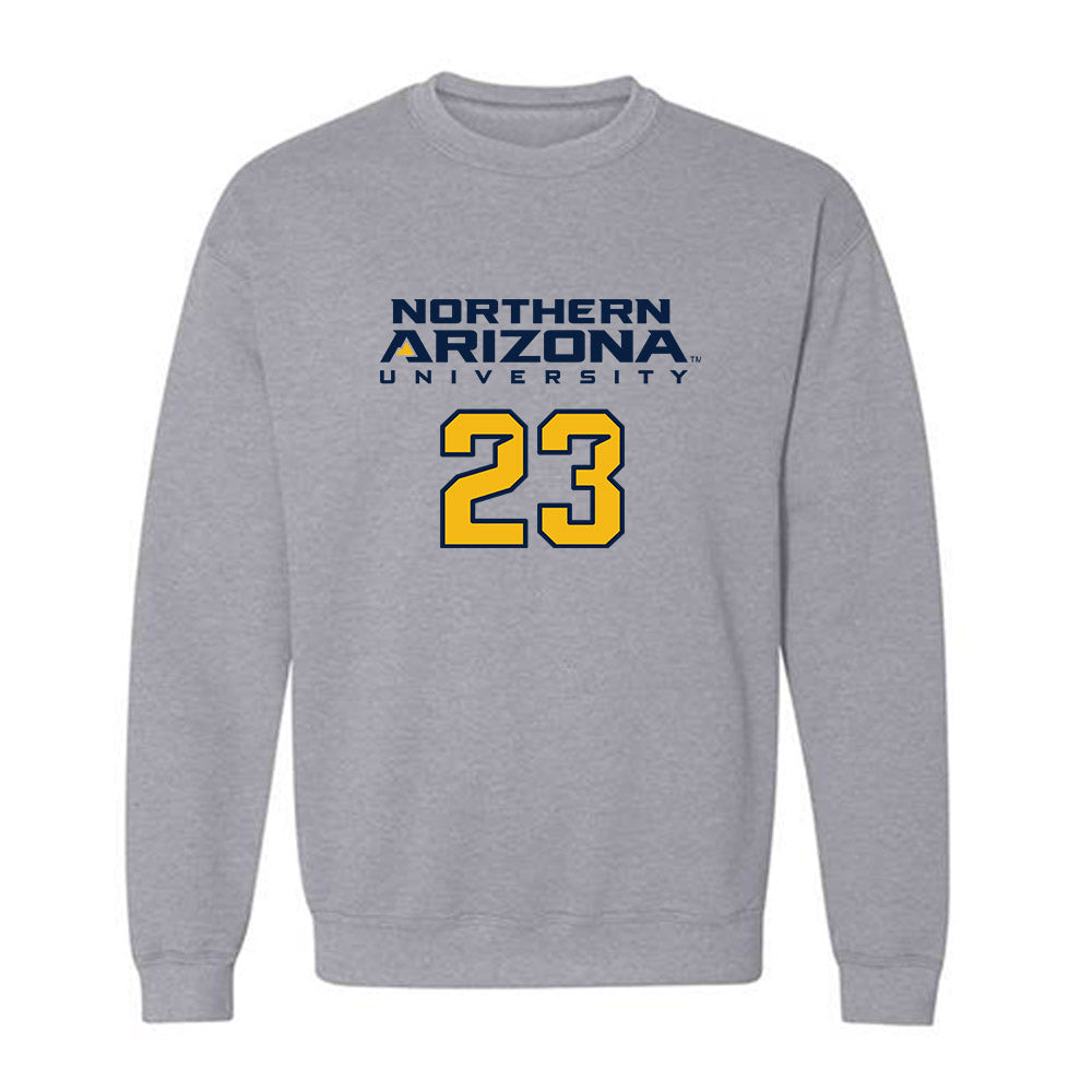 Northern Arizona - NCAA Women's Soccer : Madisyn Marchesi - Kiss My Axe V2 Classic Shersey Crewneck Sweatshirt-0