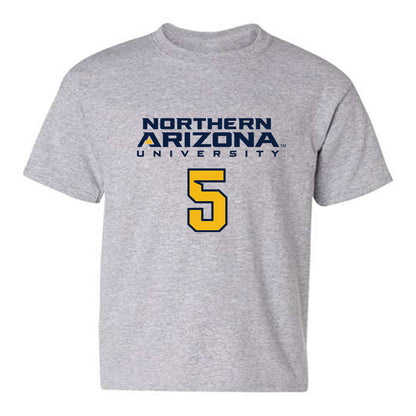 Northern Arizona - NCAA Women's Soccer : Hollynn Hunter - Kiss My Axe V2 Classic Shersey Youth T-Shirt-0