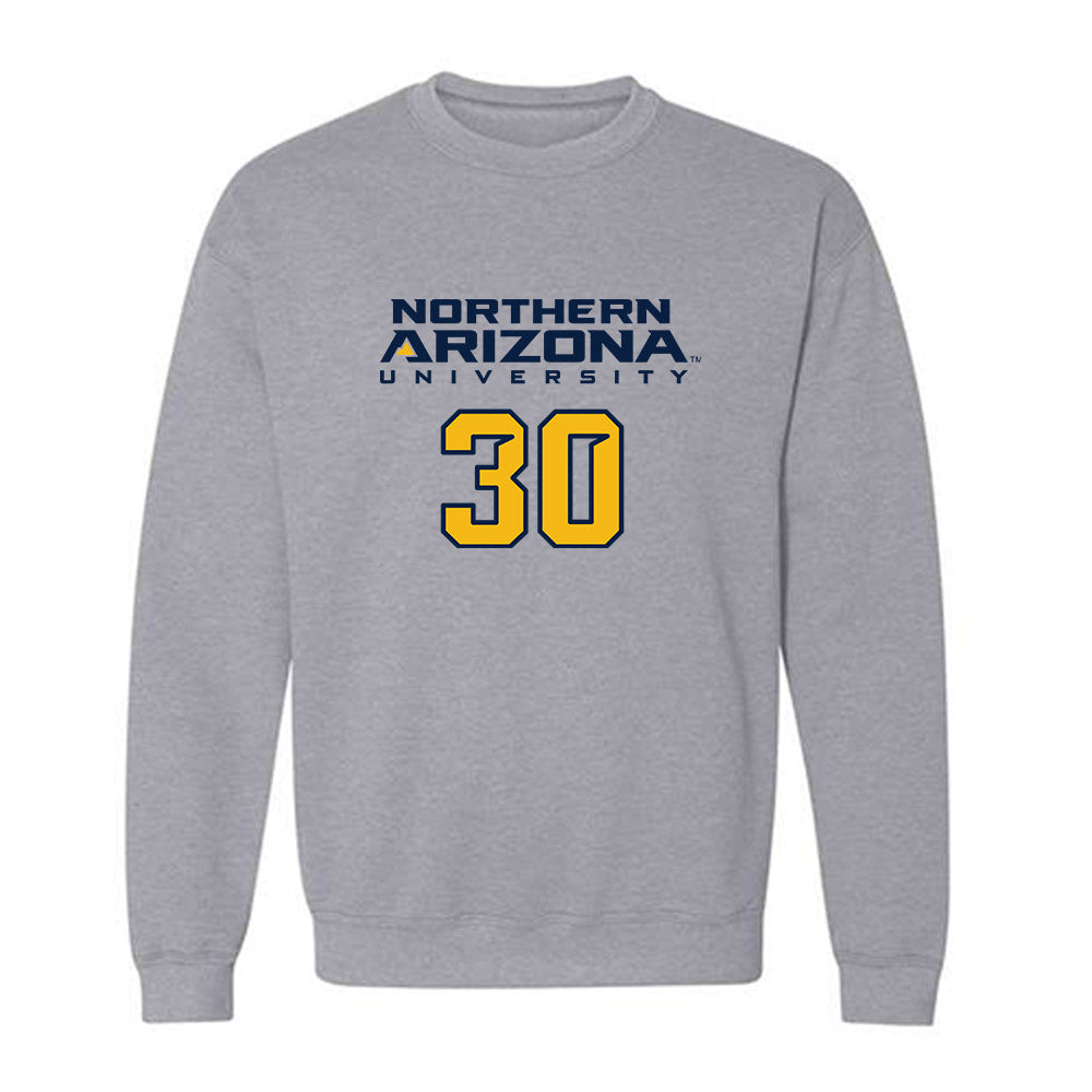 Northern Arizona - NCAA Women's Soccer : Kate Bouck - Kiss My Axe V2 Classic Shersey Crewneck Sweatshirt-0