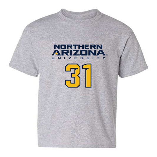 Northern Arizona - NCAA Football : James Hall - Kiss My Axe V2 Classic Shersey Youth T-Shirt-0