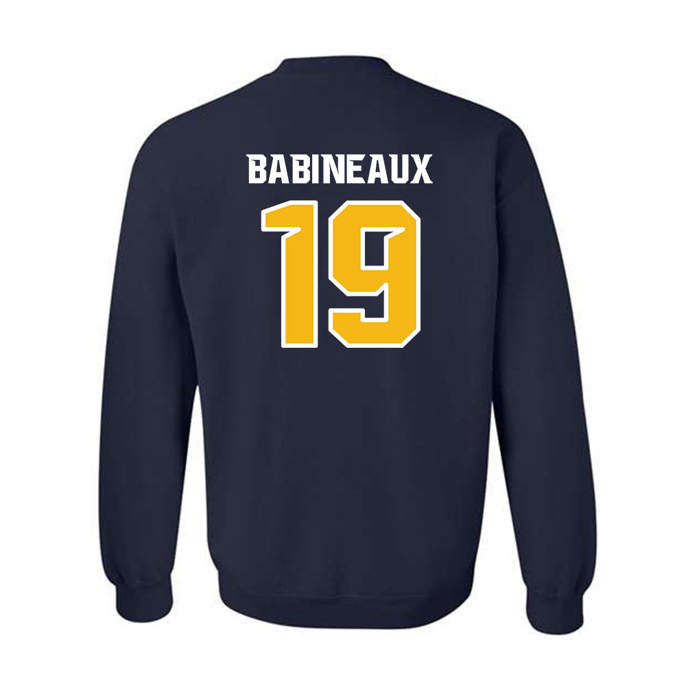 Northern Arizona - NCAA Football : Cam Babineaux - Kiss My Axe V3 Classic Shersey Crewneck Sweatshirt-1