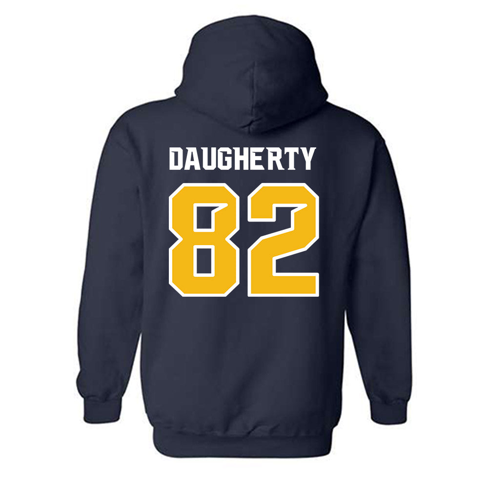 Northern Arizona - NCAA Football : Hayden Daugherty - Kiss My Axe V3 Classic Shersey Hooded Sweatshirt-1