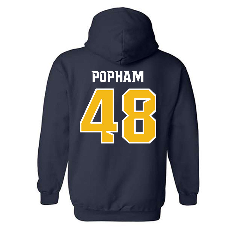 Northern Arizona - NCAA Football : Quinlan Popham - Kiss My Axe V3 Classic Shersey Hooded Sweatshirt-1
