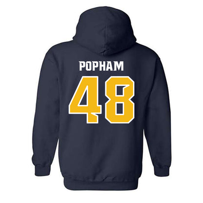 Northern Arizona - NCAA Football : Quinlan Popham - Kiss My Axe V3 Classic Shersey Hooded Sweatshirt-1