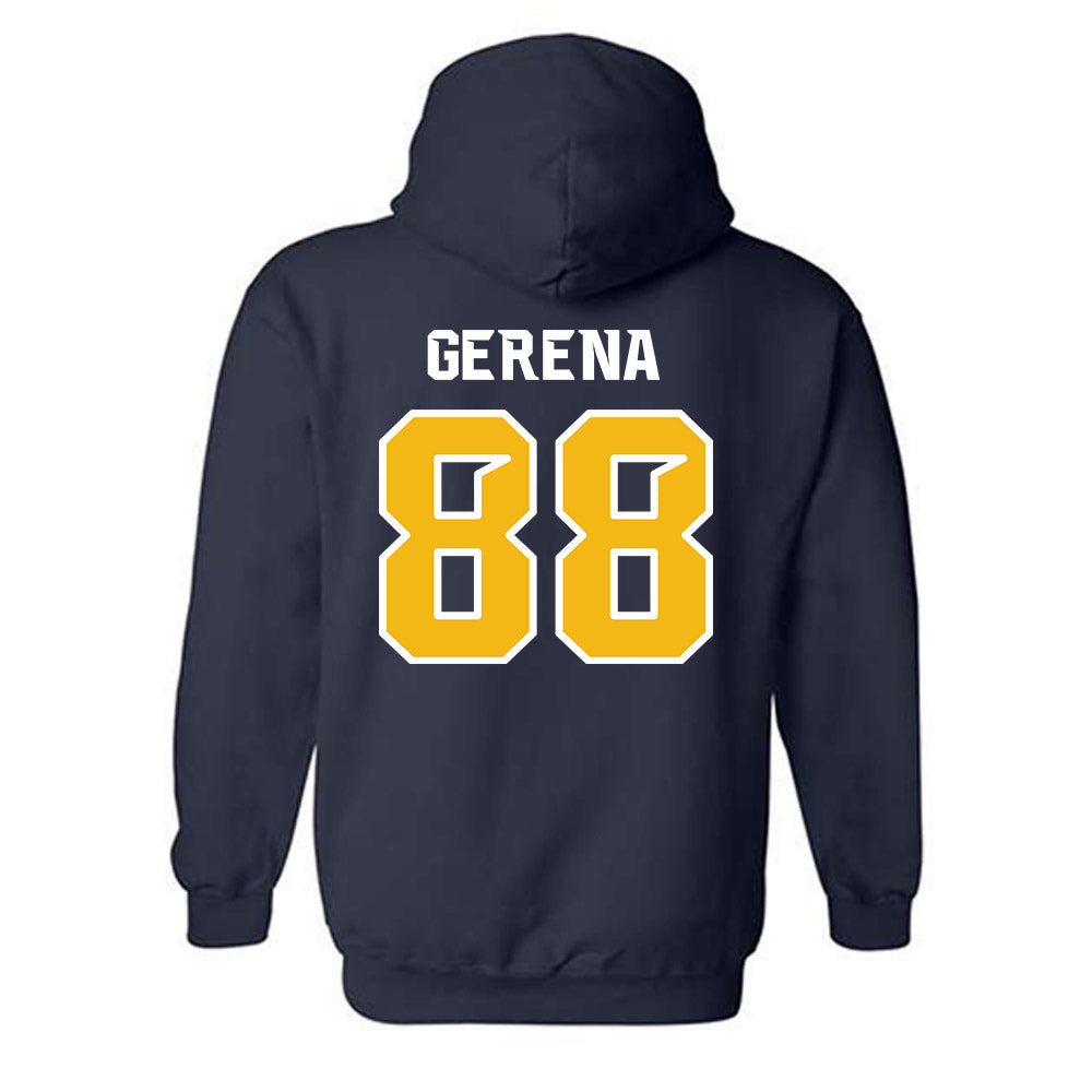 Northern Arizona - NCAA Football : Isaiah Gerena - Kiss My Axe V3 Classic Shersey Hooded Sweatshirt-1