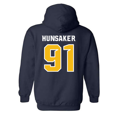 Northern Arizona - NCAA Football : Samuel Hunsaker - Kiss My Axe V3 Classic Shersey Hooded Sweatshirt-1