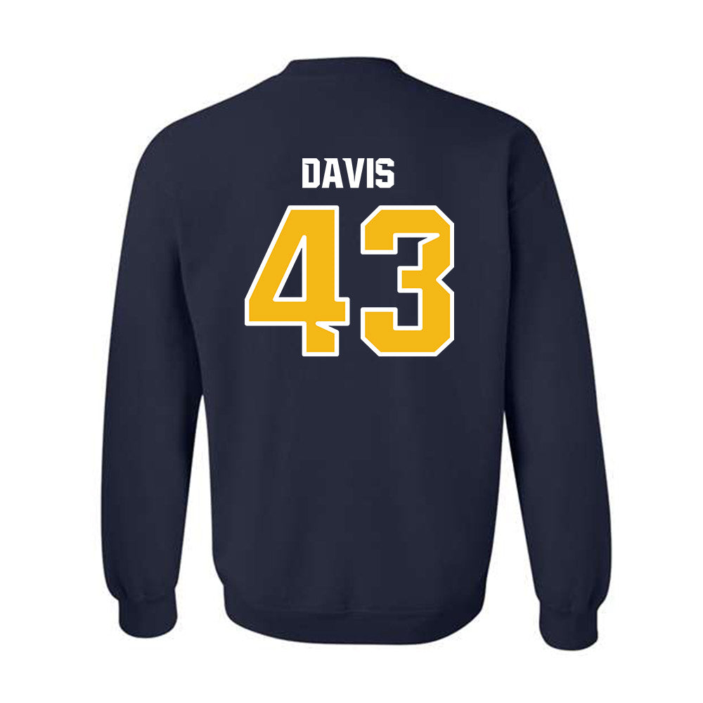 Northern Arizona - NCAA Football : Ramere Davis - Kiss My Axe V3 Classic Shersey Crewneck Sweatshirt-1