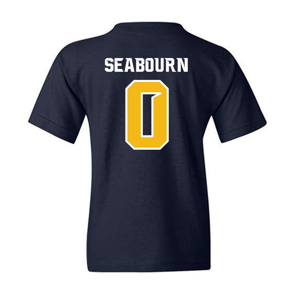 Northern Arizona - NCAA Football : Jakobie Seabourn - Kiss My Axe V3 Classic Shersey Youth T-Shirt-1