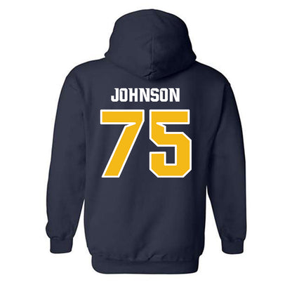 Northern Arizona - NCAA Football : Corey Johnson - Kiss My Axe V3 Classic Shersey Hooded Sweatshirt-1