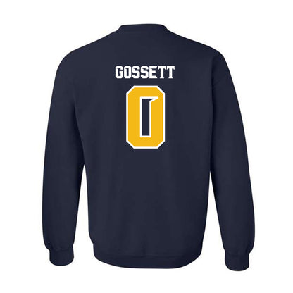 Northern Arizona - NCAA Football : QuRan Gossett - Kiss My Axe V3 Classic Shersey Crewneck Sweatshirt-1