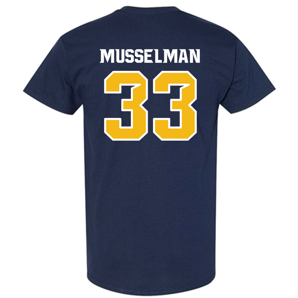 Northern Arizona - NCAA Women's Swimming & Diving : Elsa Musselman - Kiss My Axe V3 Classic Shersey T-Shirt-1