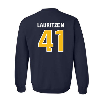 Northern Arizona - NCAA Football : Blake Lauritzen - Kiss My Axe V3 Classic Shersey Crewneck Sweatshirt-1
