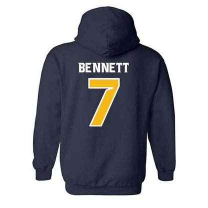 Northern Arizona - NCAA Women's Soccer : Emilie Bennett - Kiss My Axe V3 Classic Shersey Hooded Sweatshirt-1