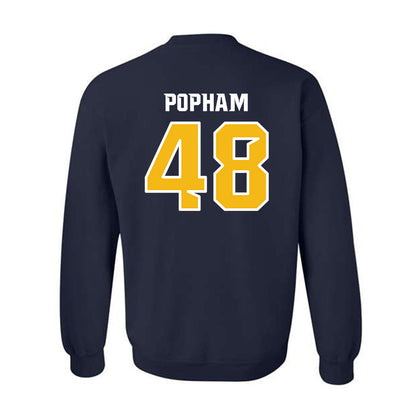 Northern Arizona - NCAA Football : Quinlan Popham - Kiss My Axe V3 Classic Shersey Crewneck Sweatshirt-1
