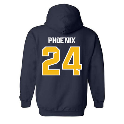 Northern Arizona - NCAA Women's Soccer : haylee phoenix - Kiss My Axe V3 Classic Shersey Hooded Sweatshirt-1