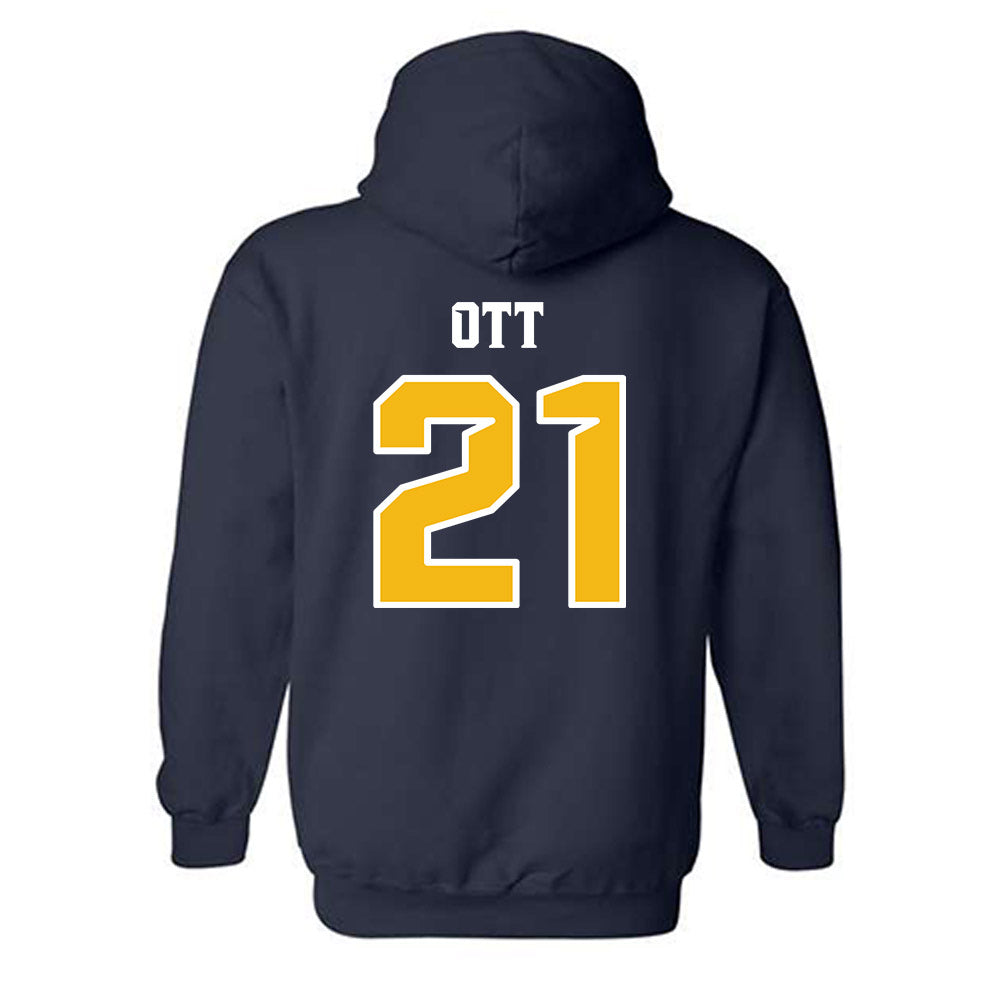 Northern Arizona - NCAA Women's Soccer : Avery Ott - Kiss My Axe V3 Classic Shersey Hooded Sweatshirt-1