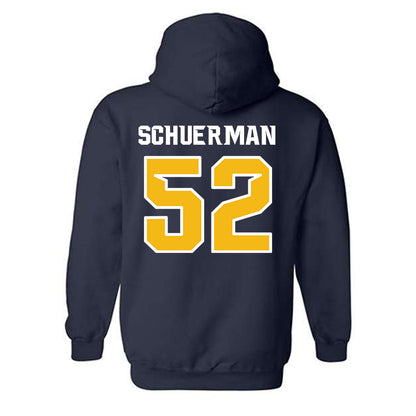 Northern Arizona - NCAA Football : Griffin Schuerman - Kiss My Axe V3 Classic Shersey Hooded Sweatshirt-1