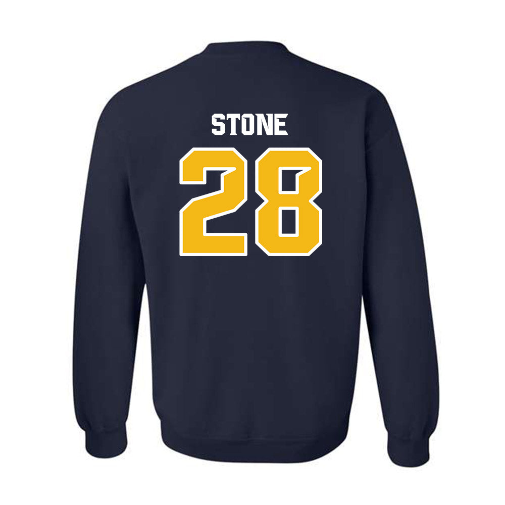 Northern Arizona - NCAA Football : Ken'Veon Stone - Kiss My Axe V3 Classic Shersey Crewneck Sweatshirt-1
