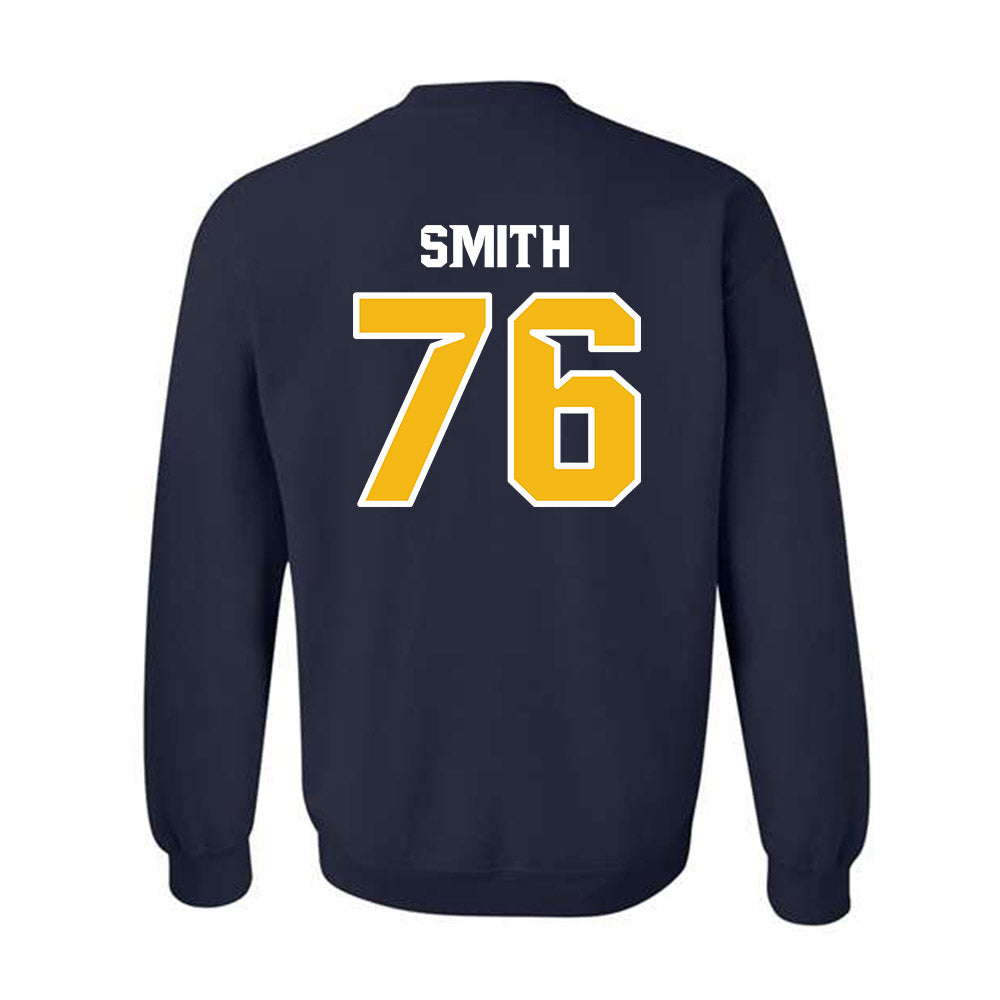 Northern Arizona - NCAA Football : Seth Smith - Kiss My Axe V3 Classic Shersey Crewneck Sweatshirt-1