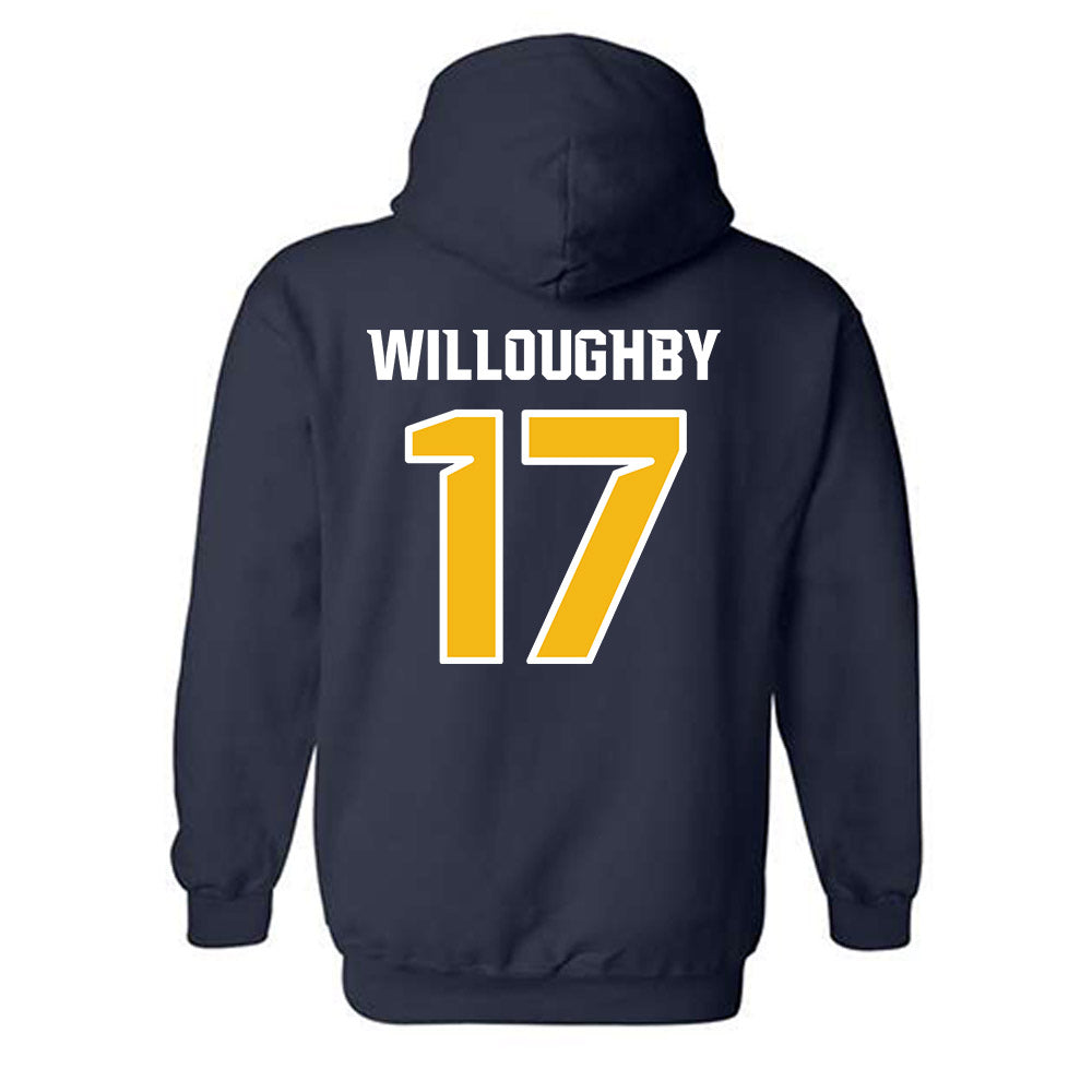 Northern Arizona - NCAA Women's Soccer : Katie Willoughby - Kiss My Axe V3 Classic Shersey Hooded Sweatshirt-1